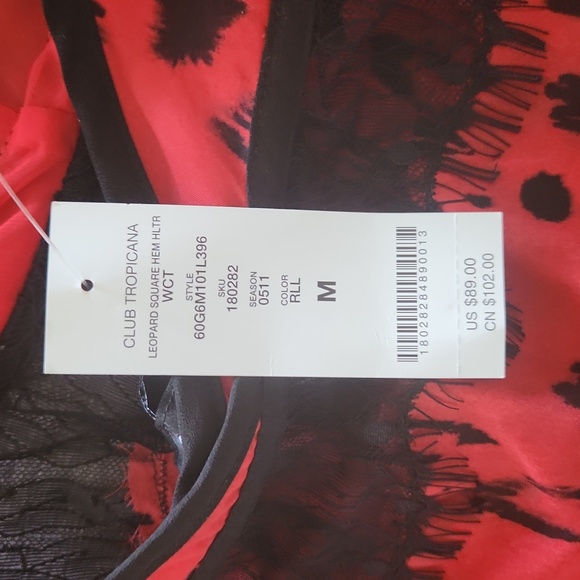 Y2k bebe leopard print asymmetrical halter top - Picture 4 of 9